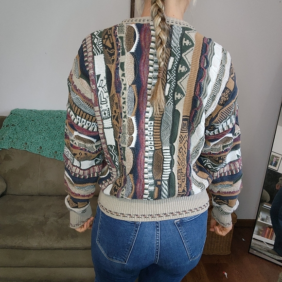 Marconi Knit Long Sleeve Crew Neck Sweater Size Medium - Picture 4 of 6